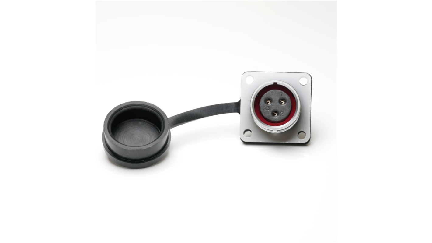 RS PRO Circular Connector, 3 Contacts, Panel Mount, M16 Connector, Socket, IP67