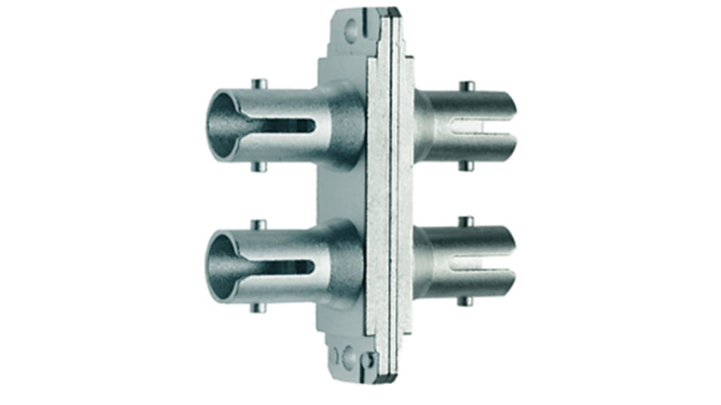 Telegärtner T-ST LWL-Adapter, T-ST, Multimode, Single Mode, Duplex, 125μm, Blau