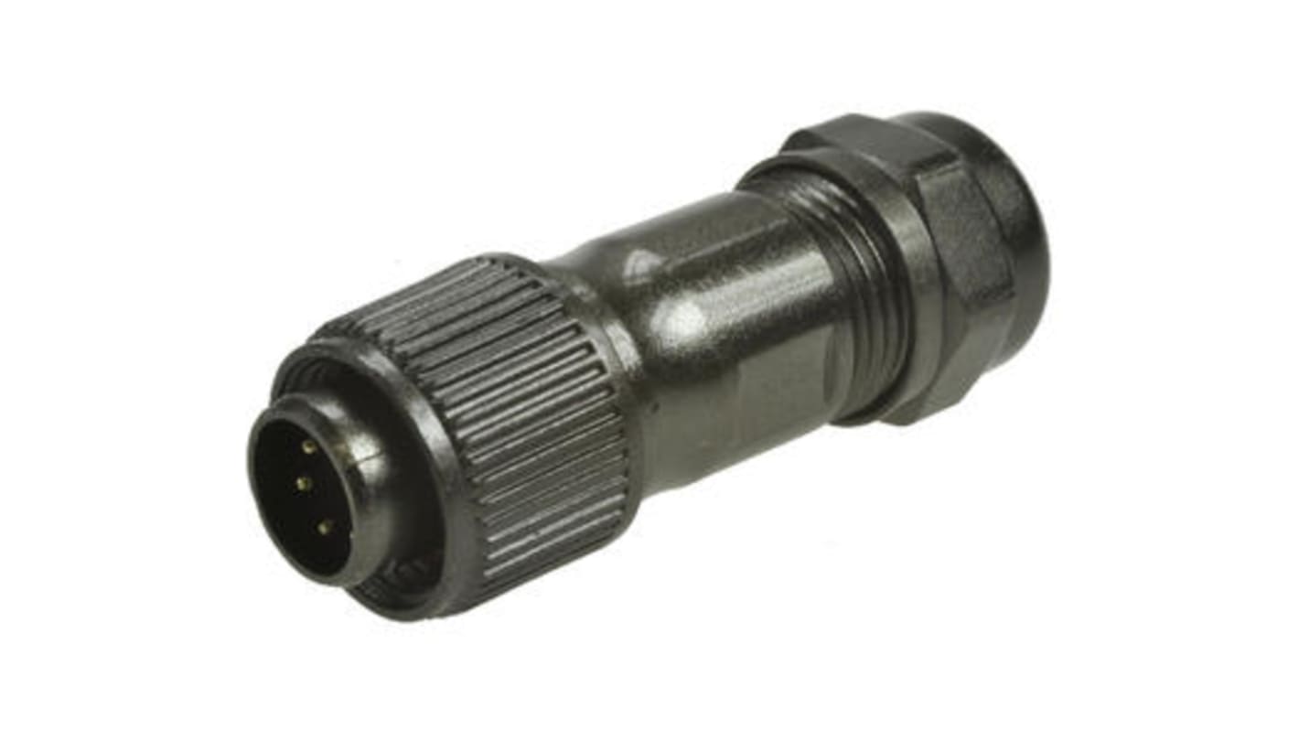 Conector circular RS PRO macho de 6 vías macho, montaje aéreo, IP67