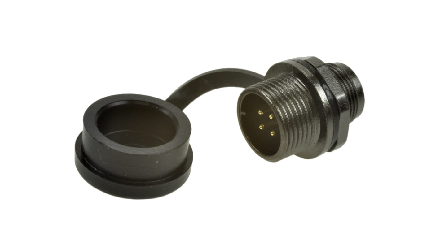 RS PRO Circular Connector, 4 Contacts, Front Mount, Plug, Male, IP67