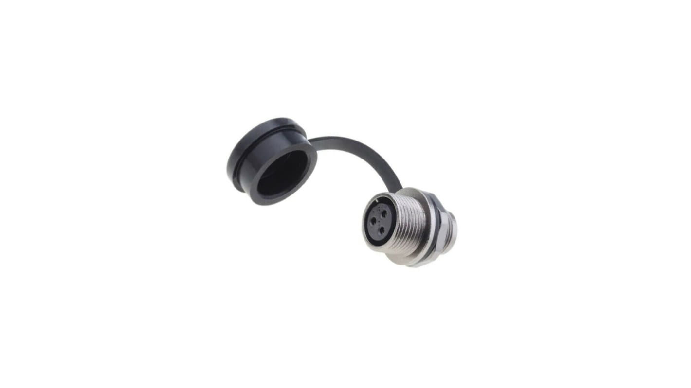 Conector circular RS PRO hembra de 3 vías hembra, Montaje frontal, IP67