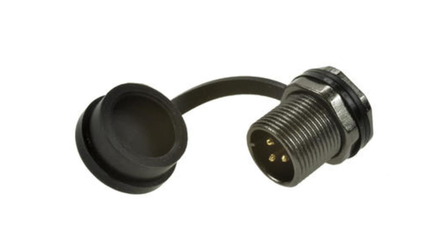 RS PRO Circular Connector, 3 Contacts, Rear Mount, Plug, Male, IP67