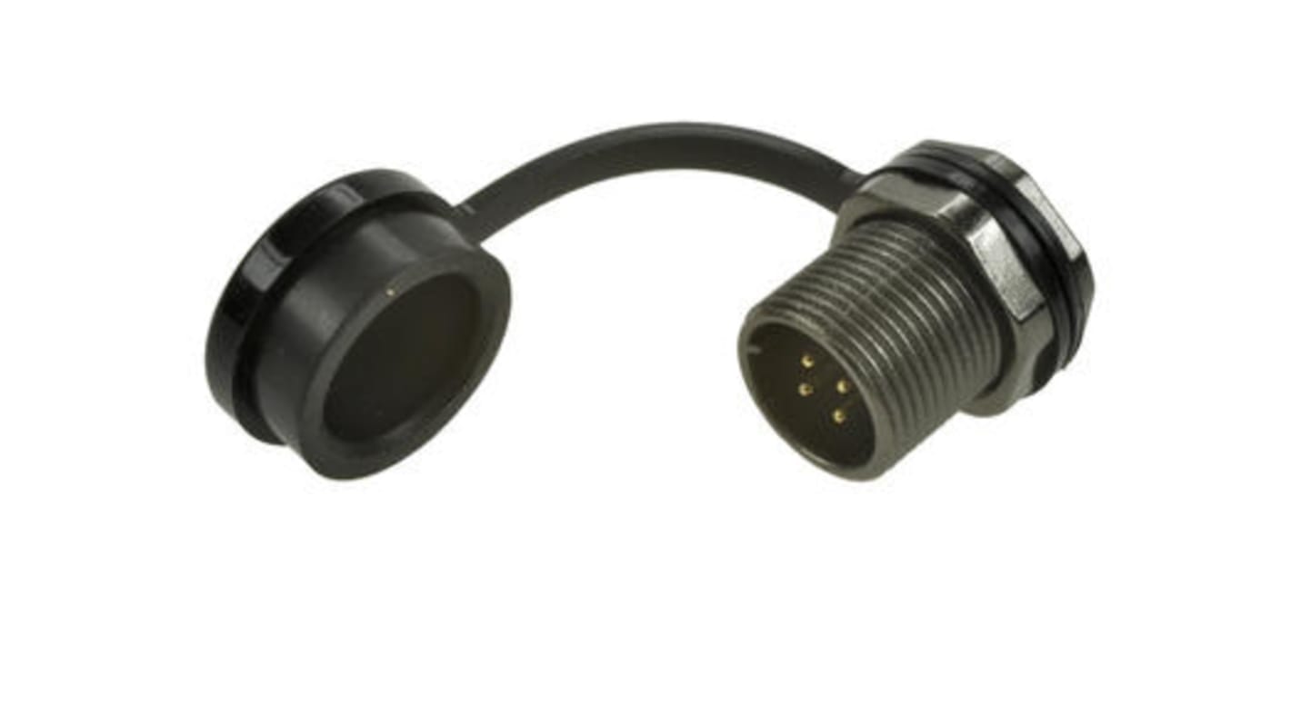 RS PRO Circular Connector, 4 Contacts, Rear Mount, Plug, Male, IP67