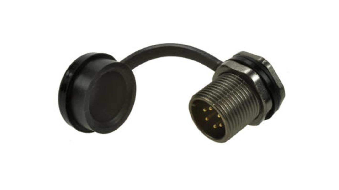 RS PRO Circular Connector, 6 Contacts, Rear Mount, Plug, Male, IP67