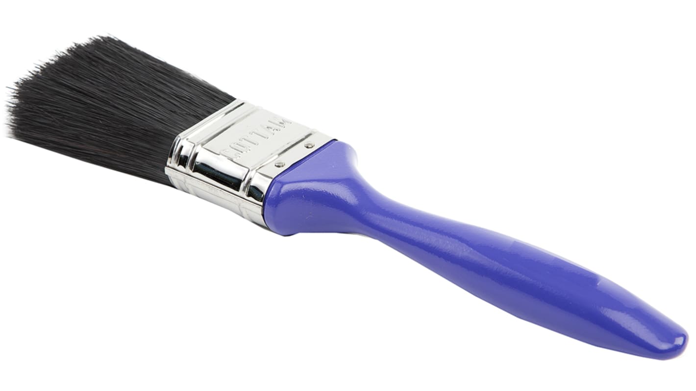 RS PRO Thin 37mm Paint Brush with Flat Bristles