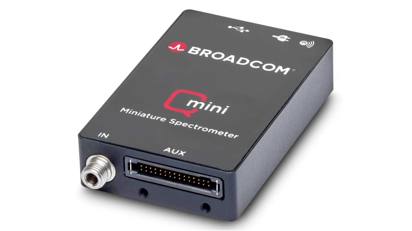 Broadcom Qmini Spectrometer AFBR-S20M2WV  Entwicklungskit, Optisch für WideVIS Messung 225 → 1000 nm