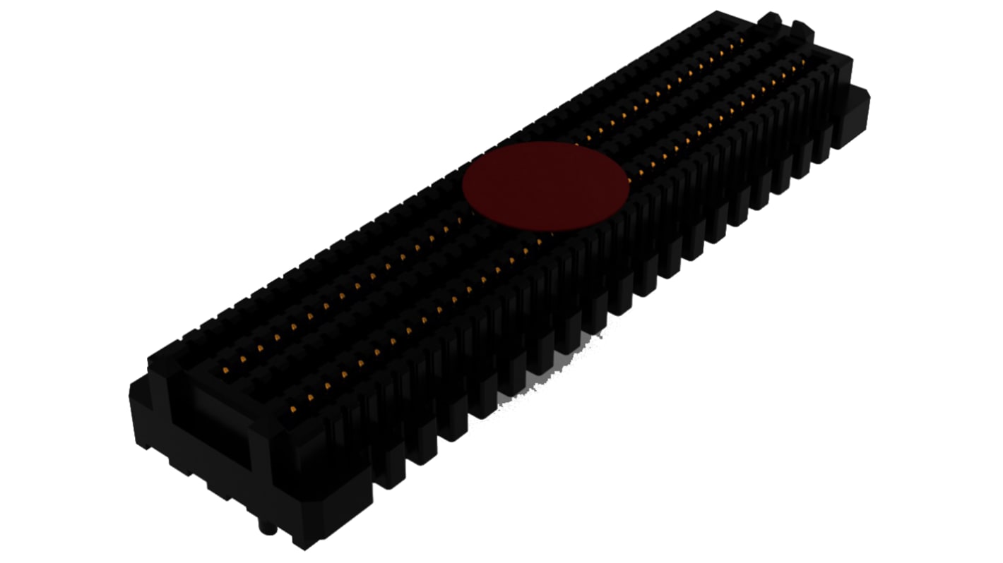 Samtec ASP Series Vertical Surface Mount PCB Socket, 160-Contact, 4-Row, 1.27mm Pitch, Solder Termination