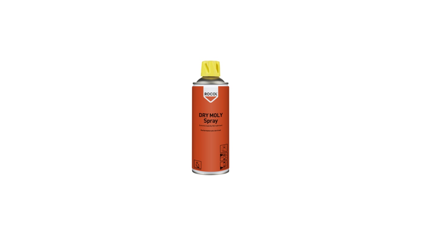 10025 Rocol Lubricant Molybdenum Disulphide 400 ml Dry Moly Spray RS