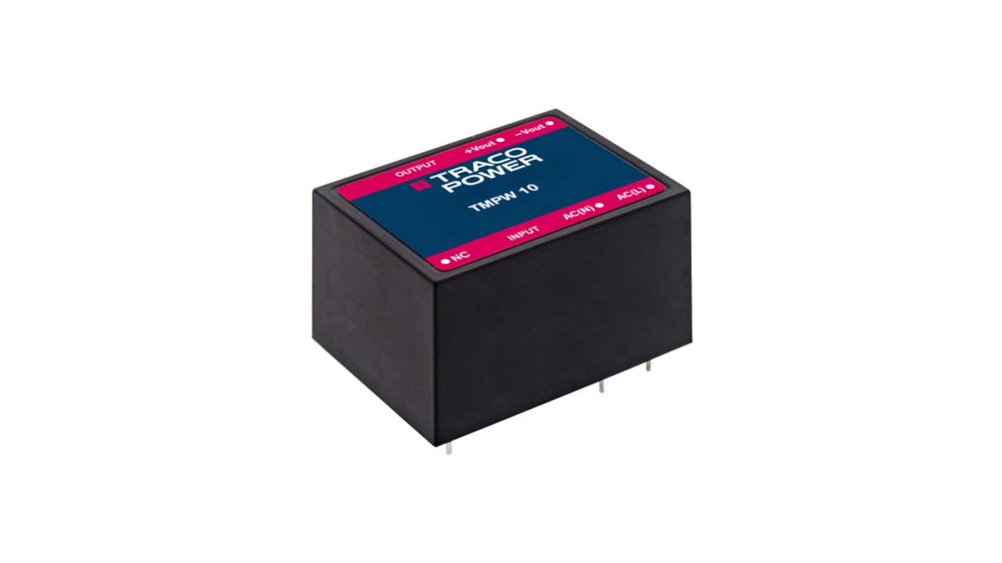 TRACOPOWER TMPW 10 Schaltnetzteil 2-Kanal 10W 90 → 305V ac Gekapselt