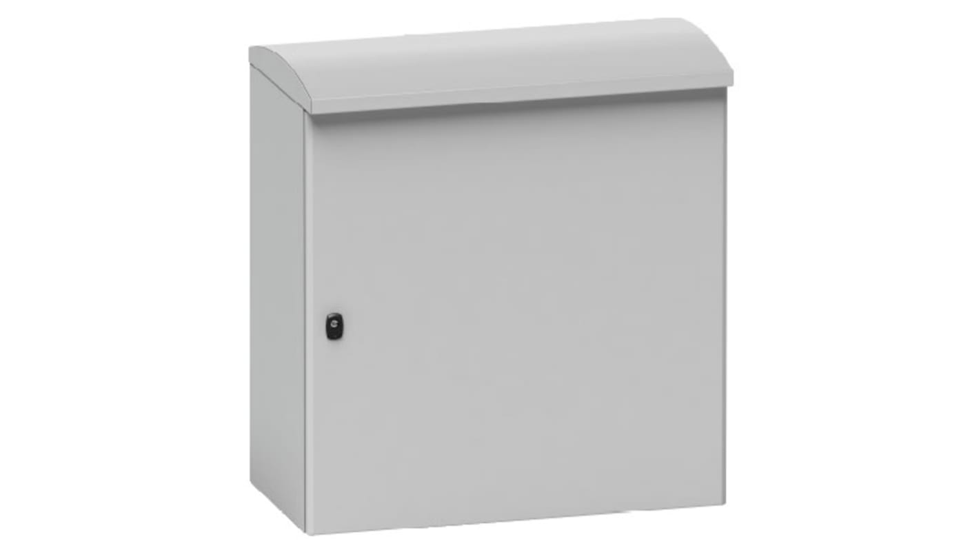 Armario individual de 1 puerta Schneider Electric serie NSYS, de Acero de color Gris, 658 x 600 x 330mm, IP66