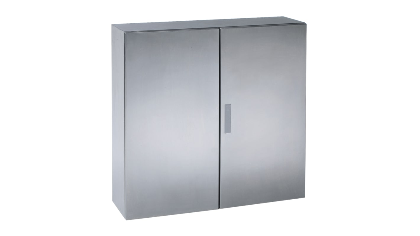 Contenitore a parete con portello Piatta Schneider Electric in Acciaio inox, col. , IP55