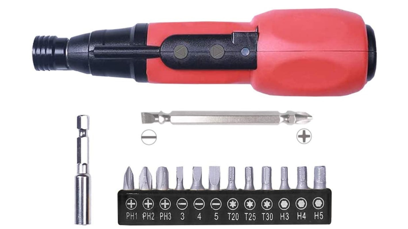 RS PRO 3.6V Electric Screwdriver, USB