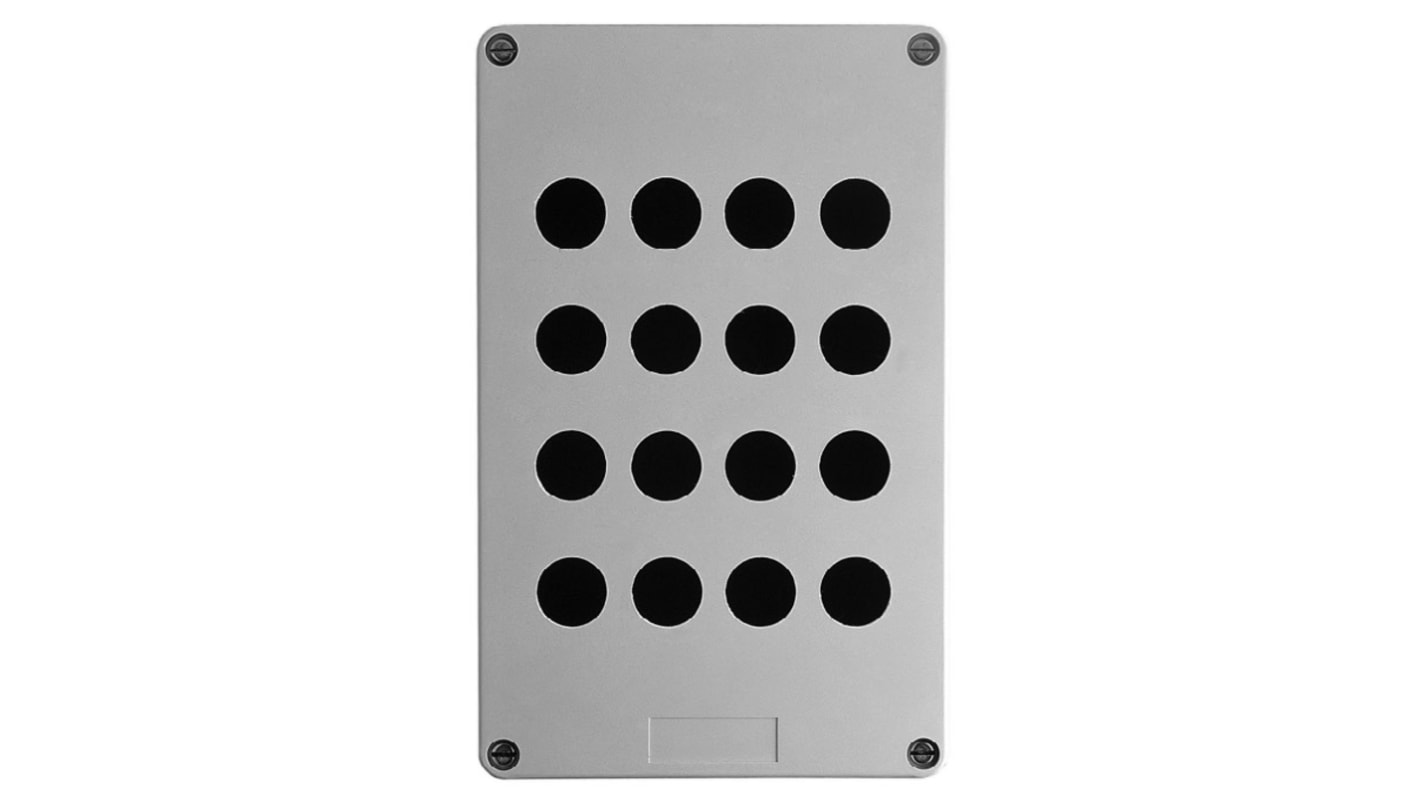 Schneider Electric Grey XAPA Control Station Enclosure - 16 Hole 22mm Diameter