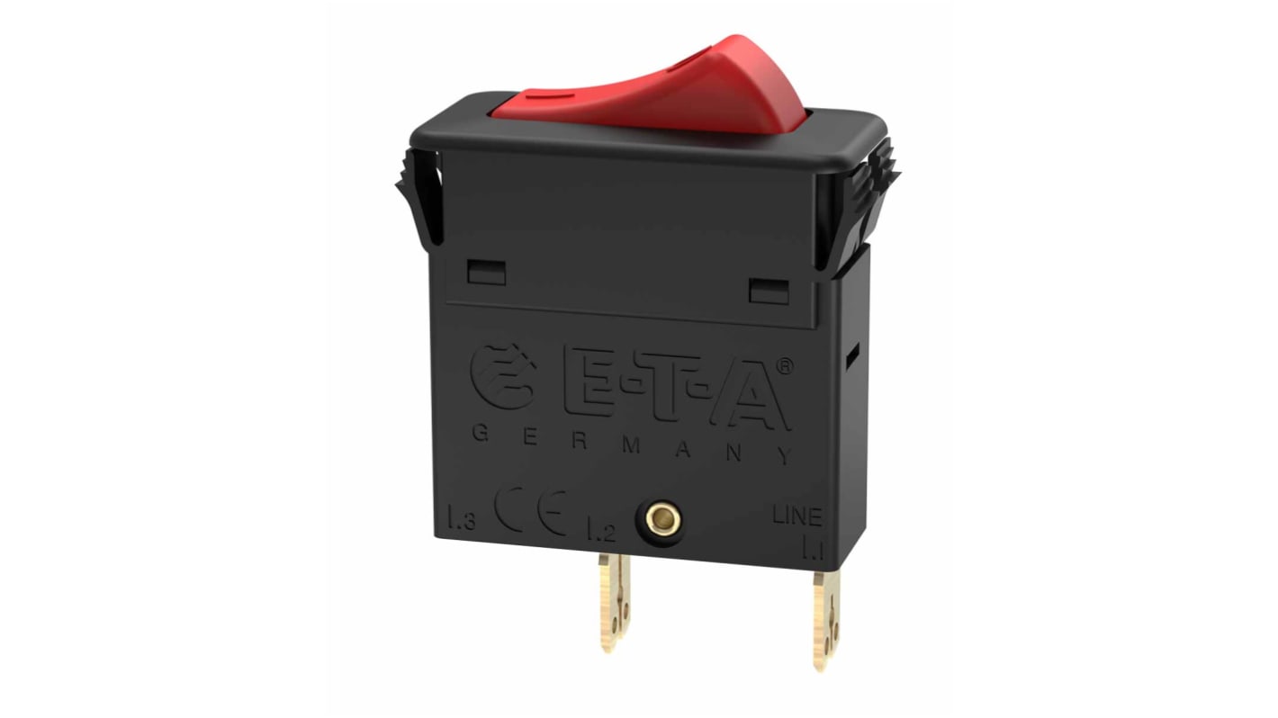 ETA Thermal Circuit Breaker - 3130 Single Pole 240V Voltage Rating Snap In, 2A Current Rating