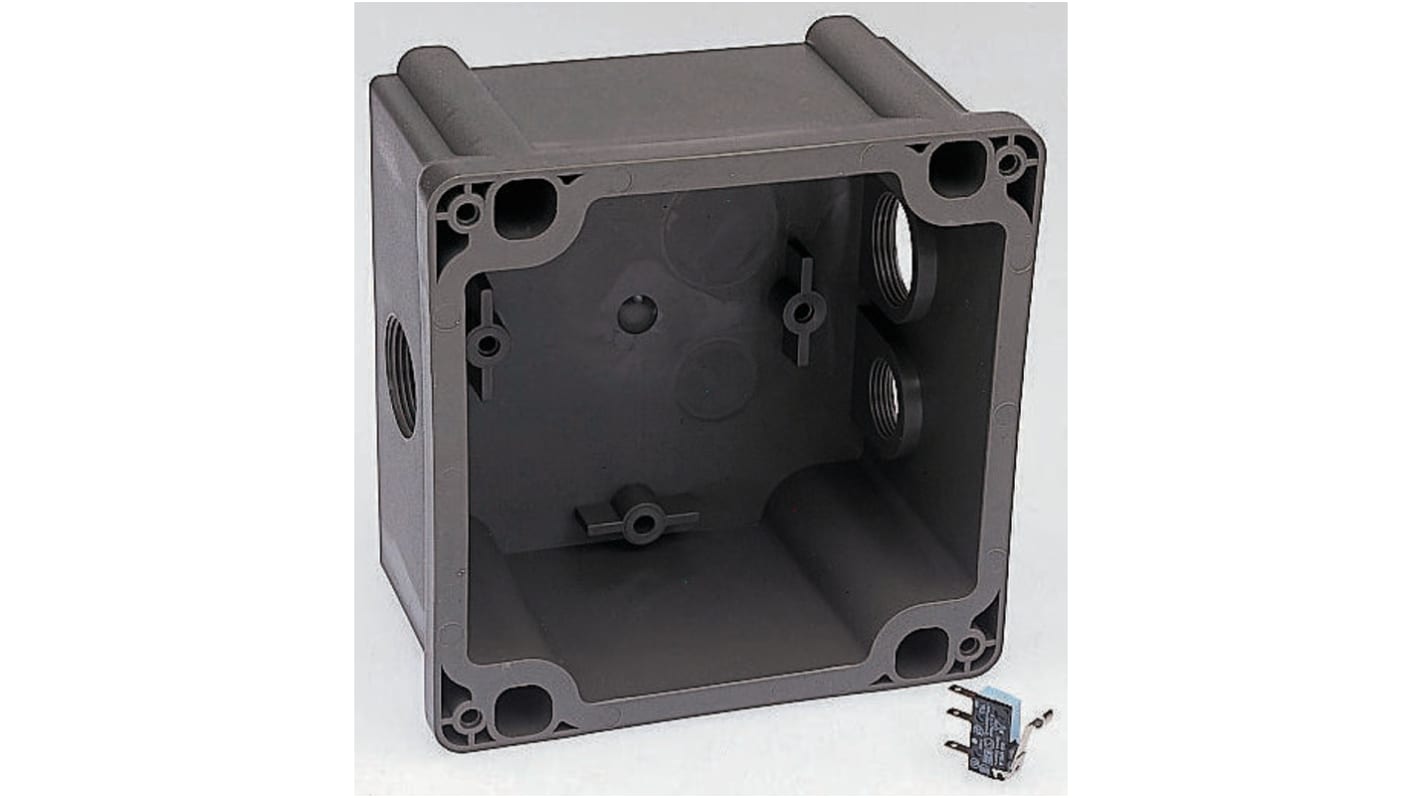 0 537 49 Legrand, HYPRA IP44, IP45 Grey Surface Mount 3P + E Right