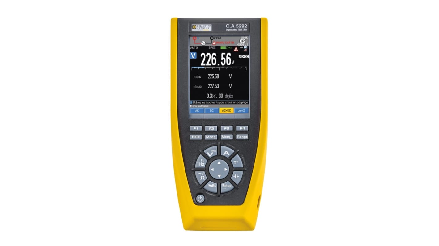 Chauvin Arnoux CA 5292-BT Hand Digital-Multimeter 1000V ac / 20A ac