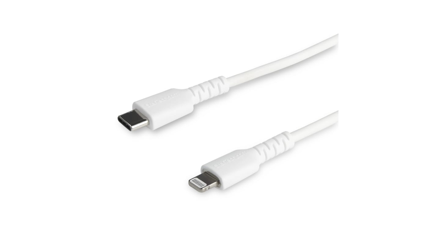 Câble USB Startech Lightning vers USB C, 1m, Blanc