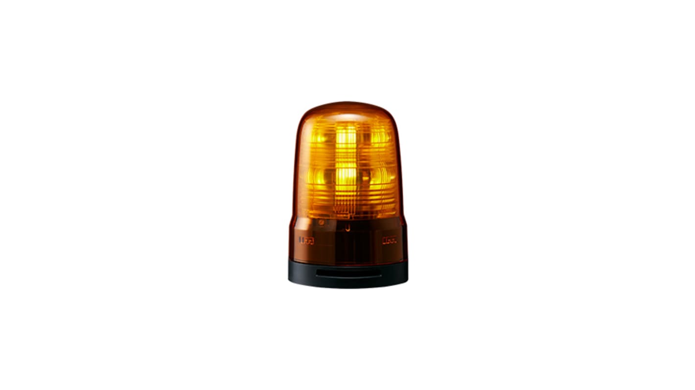 Indicator luminoso y acústico LED Patlite SF, 100 →240 VAC, Ámbar, IP66