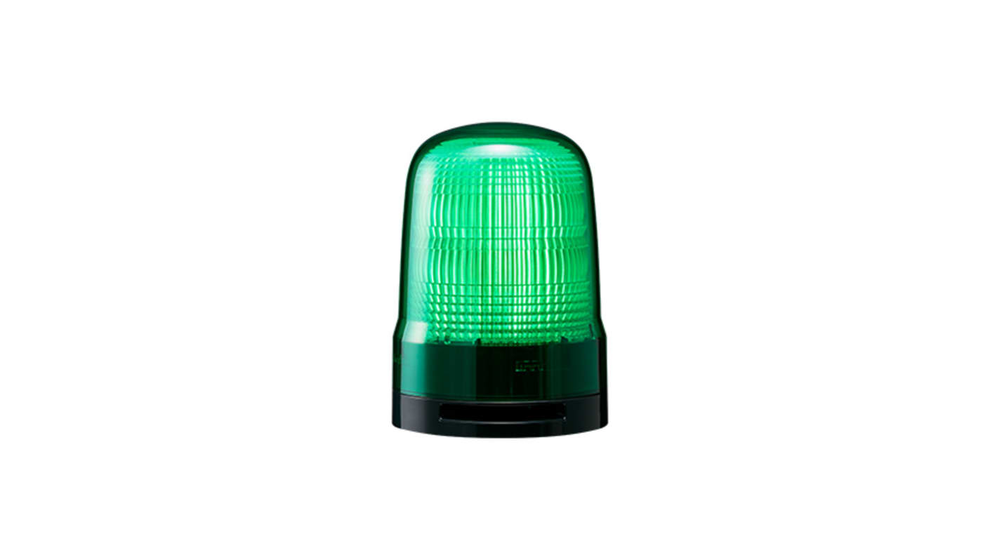 Indicator luminoso y acústico LED Patlite SL, 100 →240 VAC, Verde, Continuo, Parpadeante Triple destello, IP66