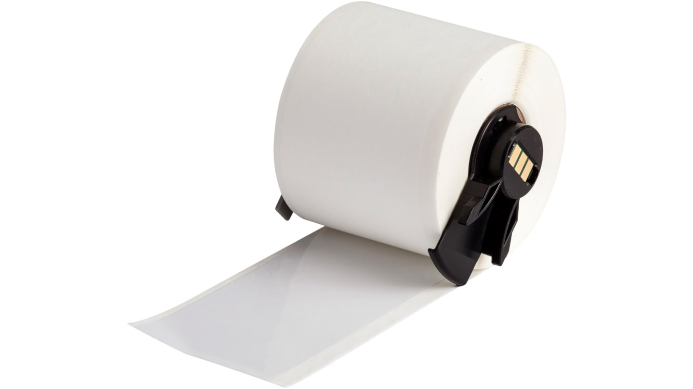 Brady B-595 Vinyl Clear Label Roll, 50.8mm Width