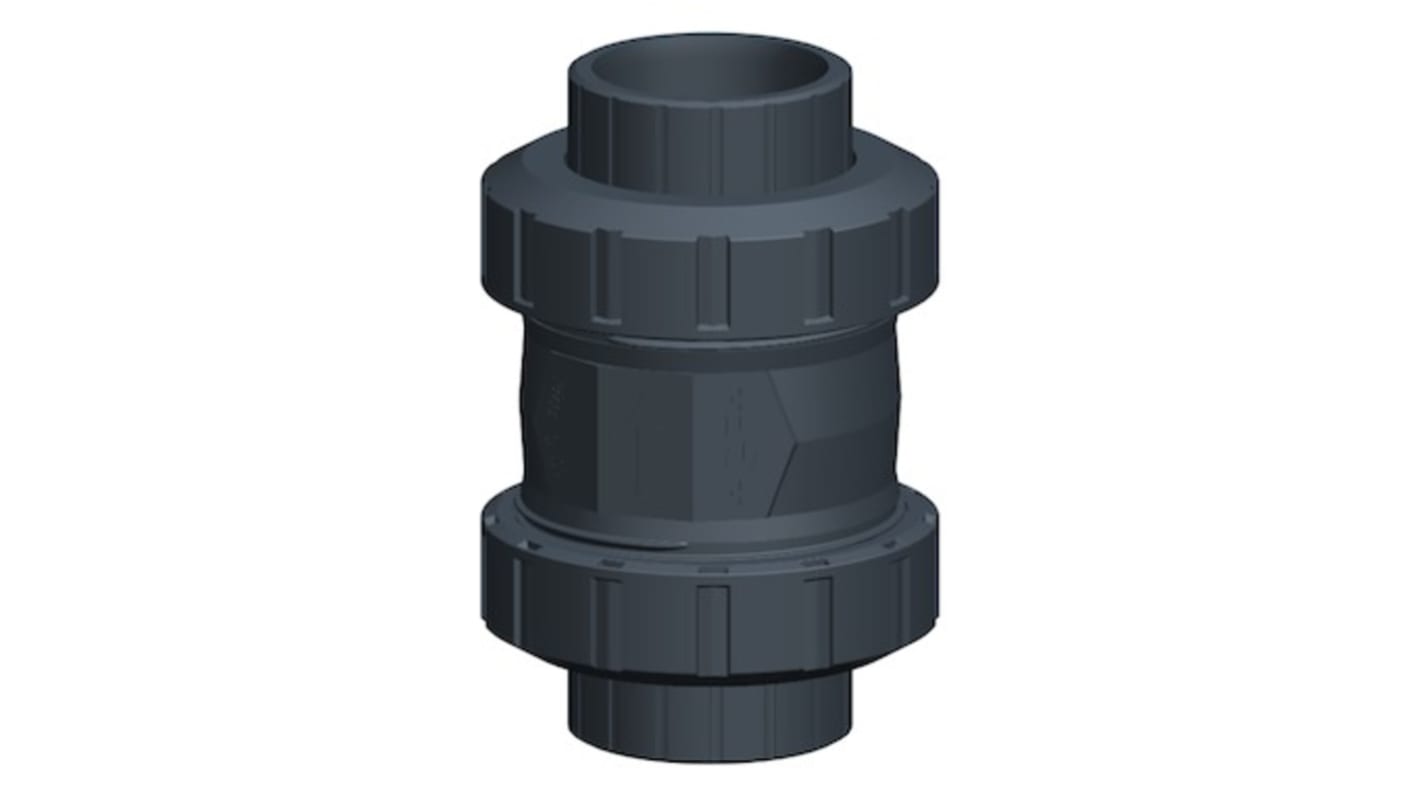 161561062 Fischer PVCU Single Check Valve 1/2in, 16 bar RS