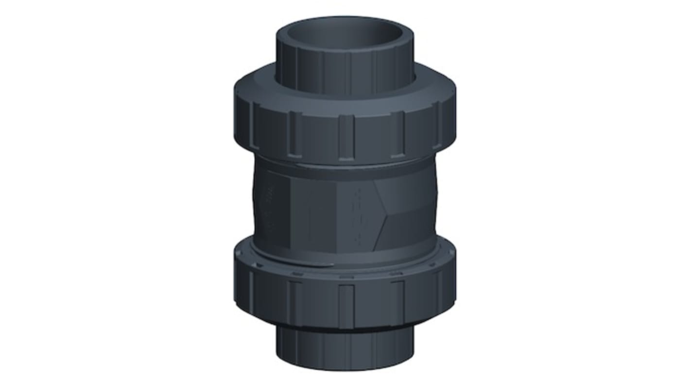 Clapet anti-retour en PVC-U Georg Fischer, 1/2pouce, 16 bar
