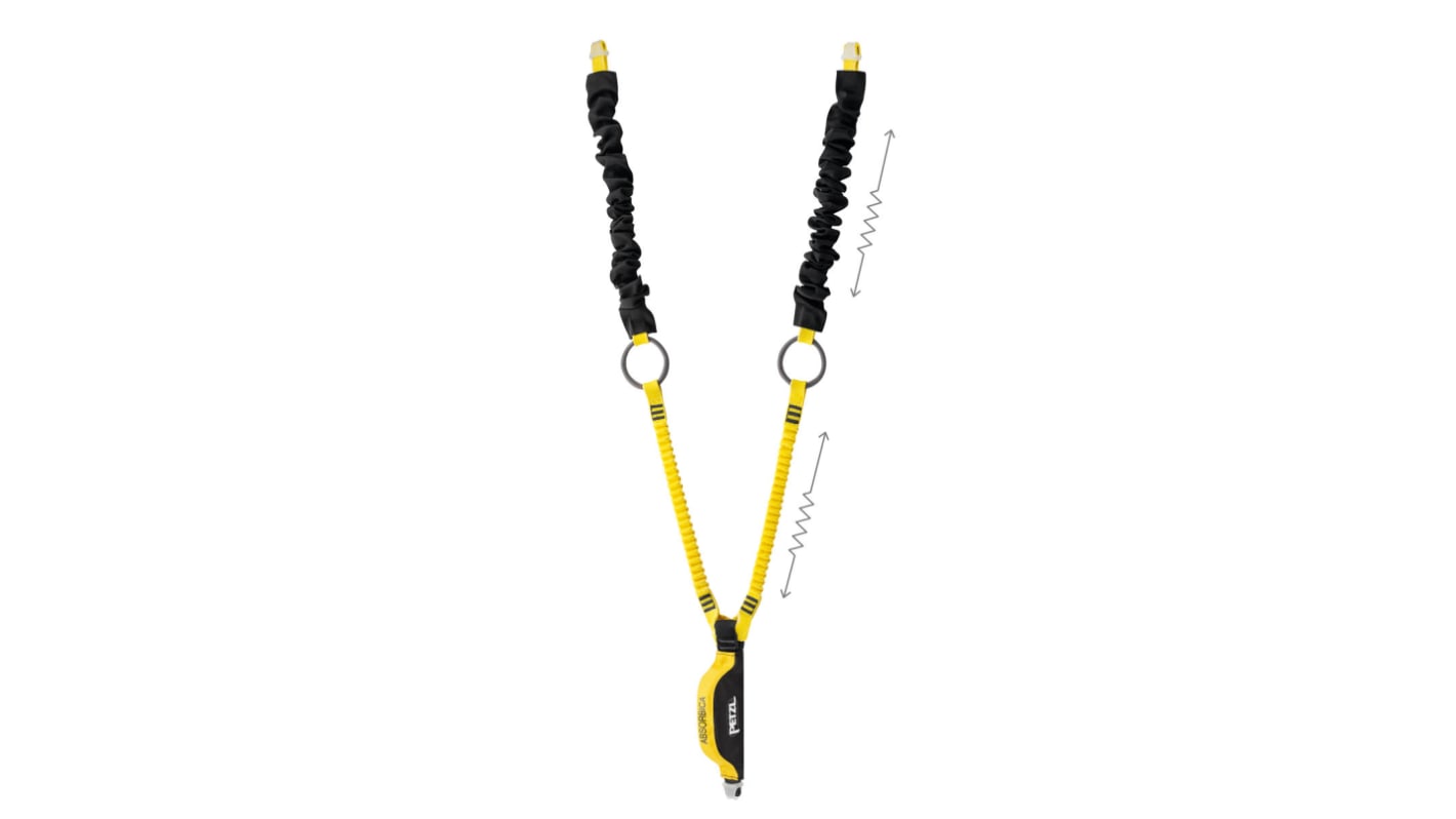 Petzl nicht verstellbar Verschlusskarabiner Verdrehsicherung Fallschutz Aluminium, Nylon, Polyester Trageschlaufe,