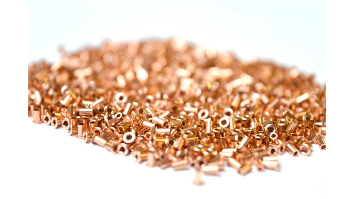 PTH400RIV1.0, Copper Through Hole Contact Rivets PCB Rivet for 1mm