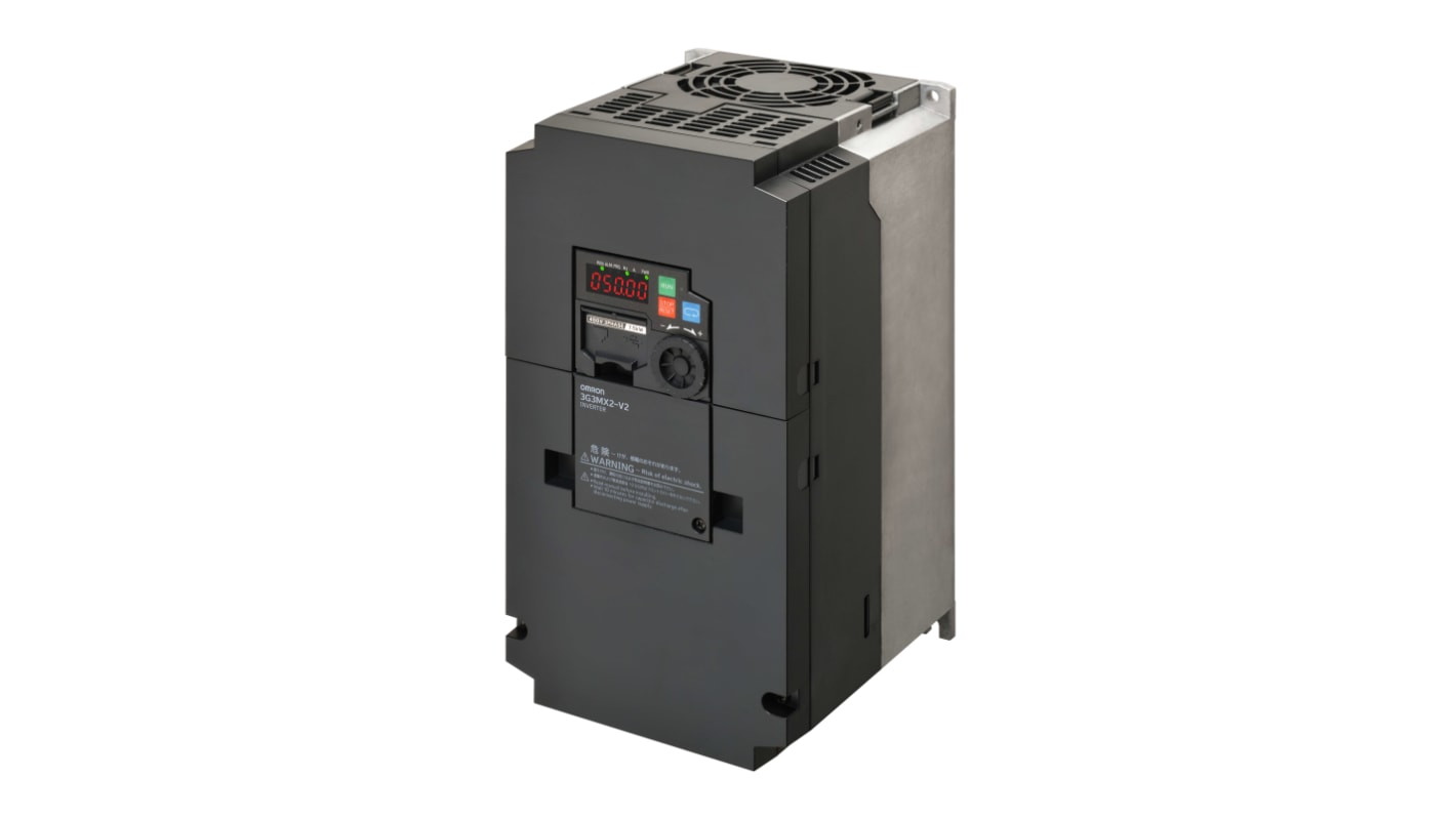 Omron Inverter Drive, 7.5 kW, 3 Phase, 200 V ac, 33.0 A, 3G3MX2 Series