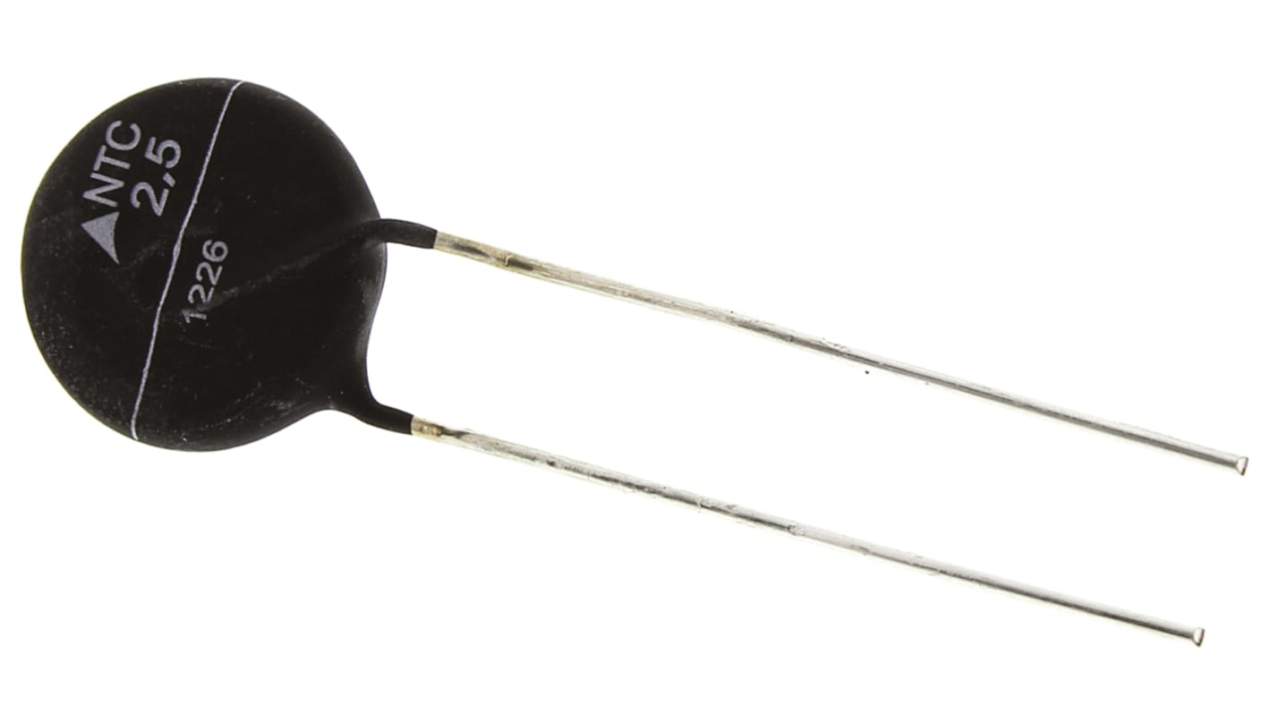 EPCOS B57237S0***M0** Thermistor, NTC, 2.5Ω, 90s, Toleranz ±20%, 3100mW, 15 x 7mm