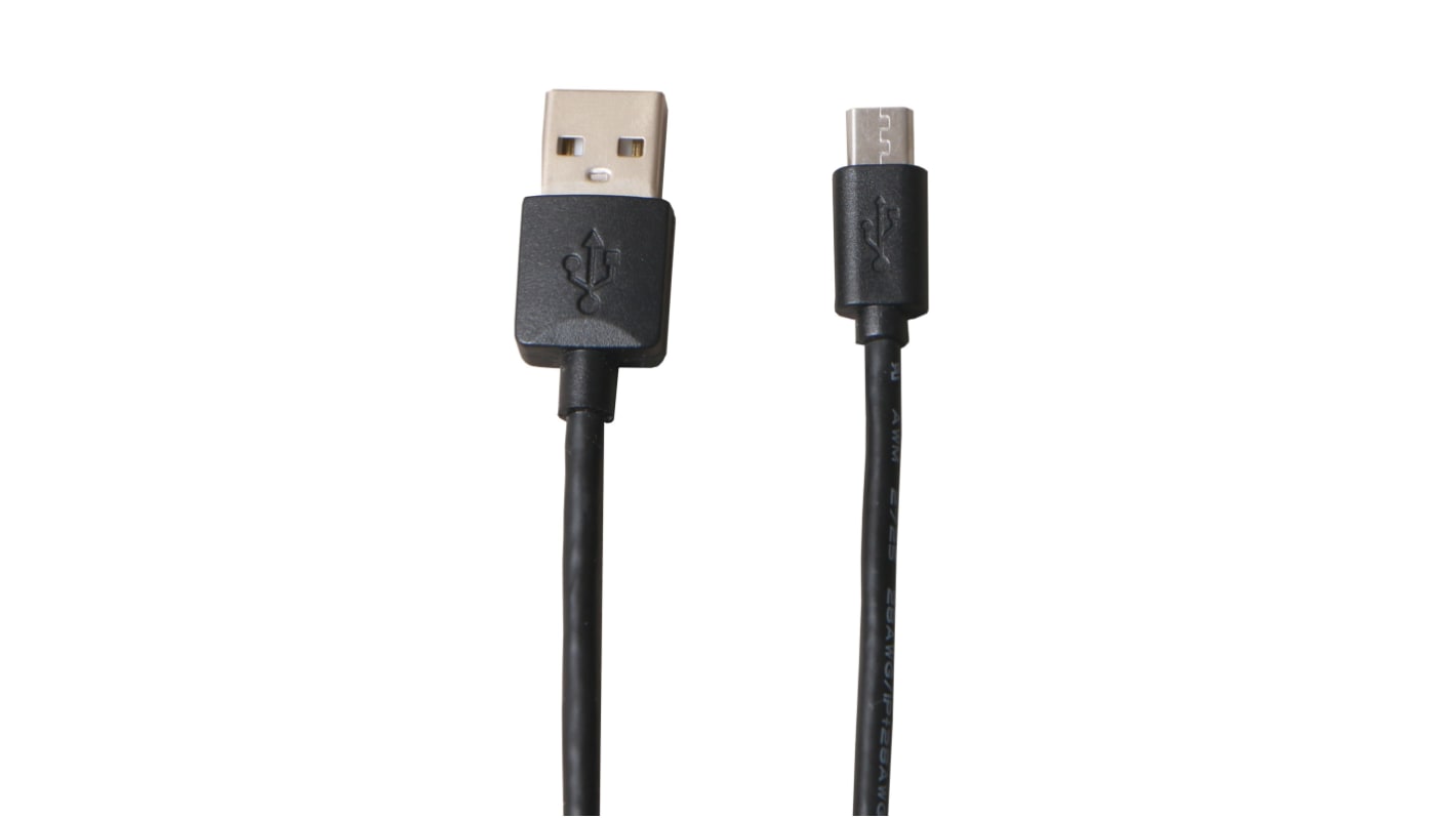 Okdo Cable, Male USB A to Male Micro USB B  Cable, 1m