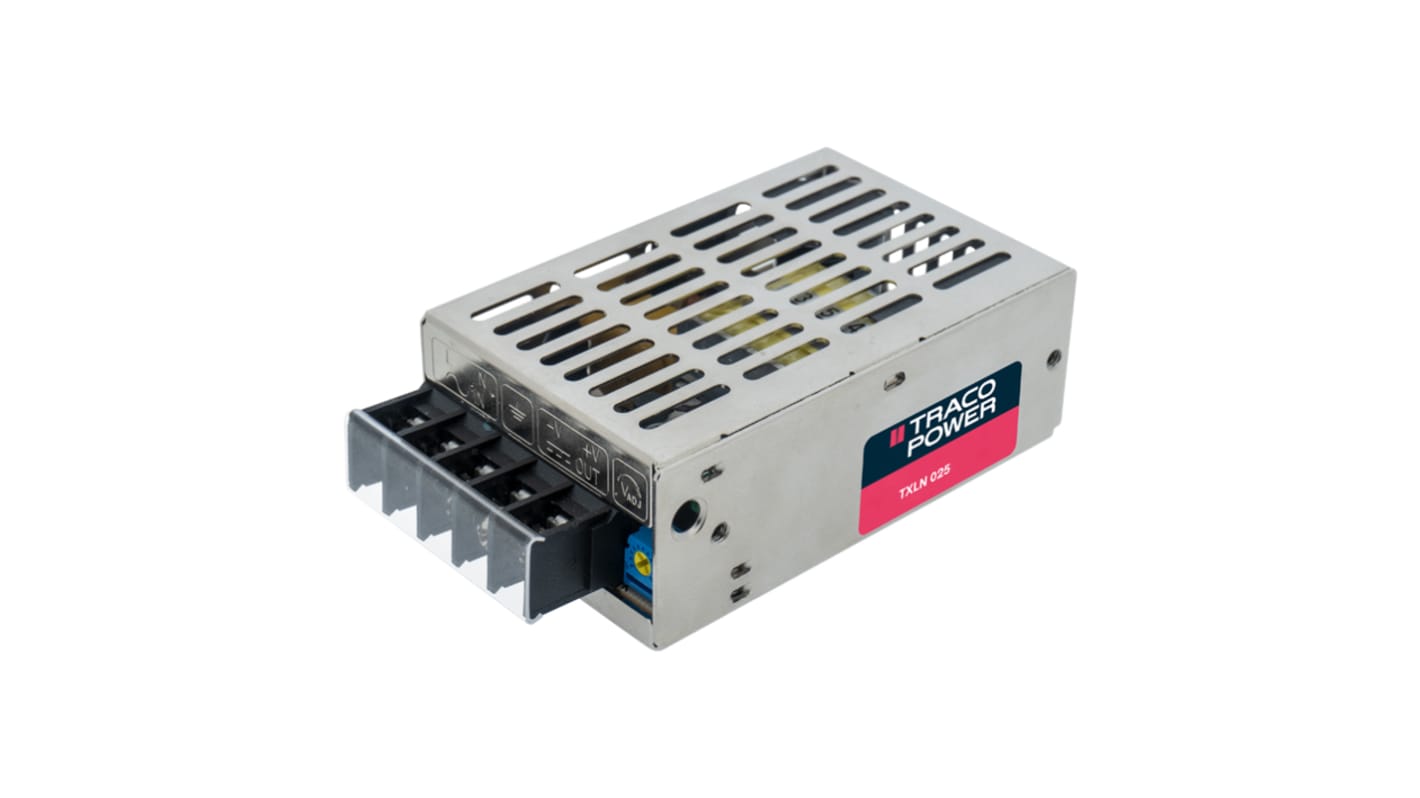 Alimentatore switching TRACOPOWER TXLN 025-105, 25W, ingresso 88 → 264V ca, uscita 5V cc, 5A TXLN