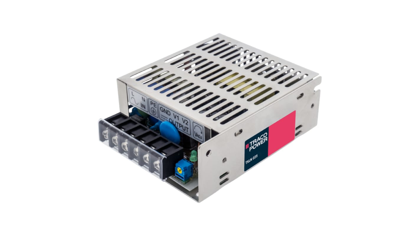 TRACOPOWER TXLN Schaltnetzteil, 12 V dc, -12V dc / 1.5 A, 3 A 2-Kanal 36W 88 → 264V ac Geschlossen,