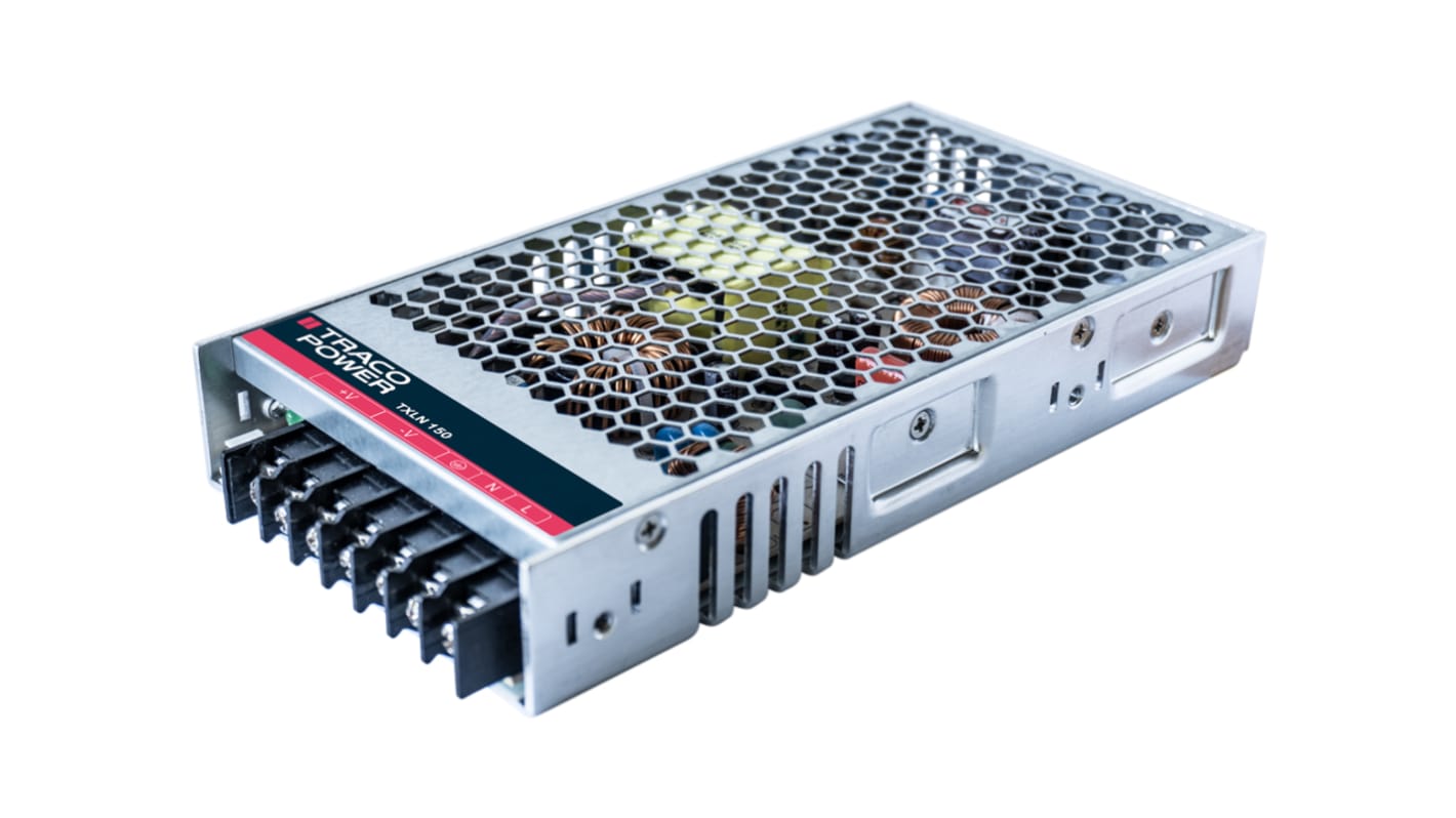 TRACOPOWER Switching Power Supply, TXLN 150-105, 5V dc, 30A, 150W, 1 Output, 85 → 264V ac Input Voltage