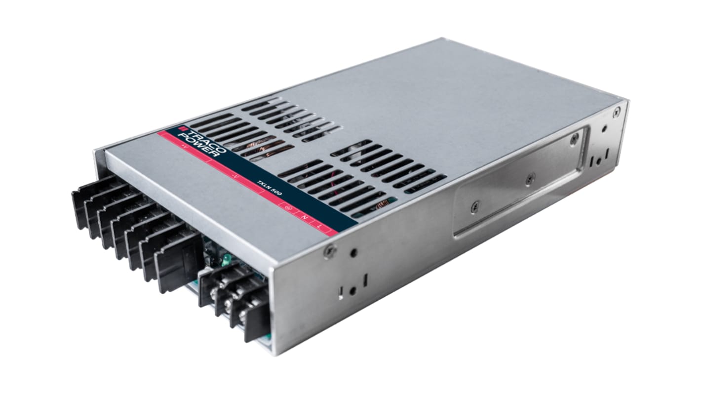 TRACOPOWER Switching Power Supply, TXLN 500-112, 12V dc, 41.7A, 500W, 1 Output, 85 → 264V ac Input Voltage