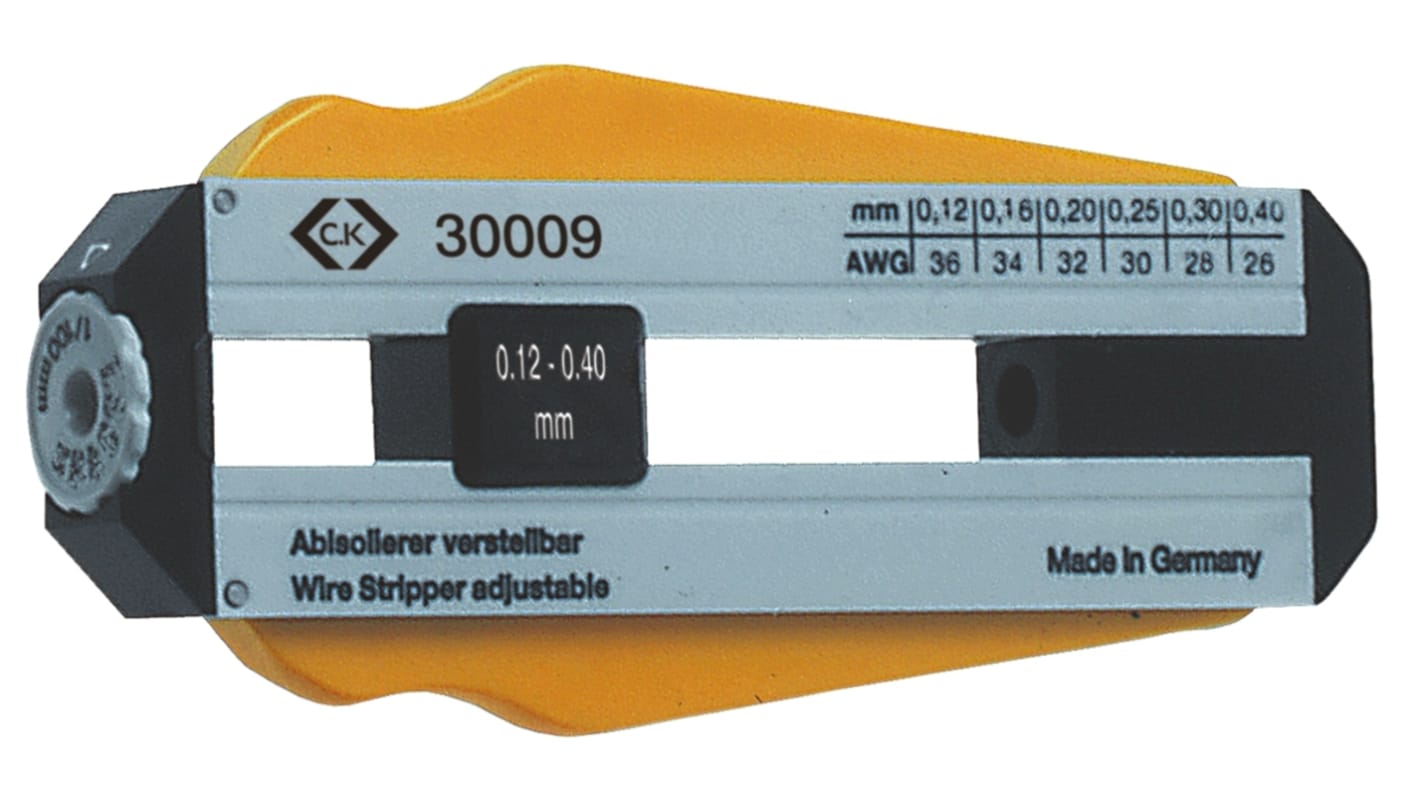 CK Wire Stripper, 0.12mm Min, 0.4mm Max, 98 mm Overall