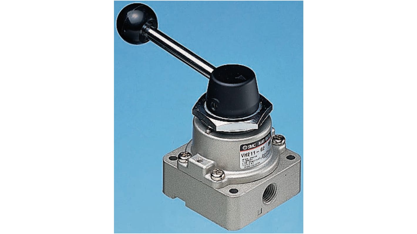 VH211F02 SMC Handle 4/3 Pneumatic Manual Control Valve VH Series, G
