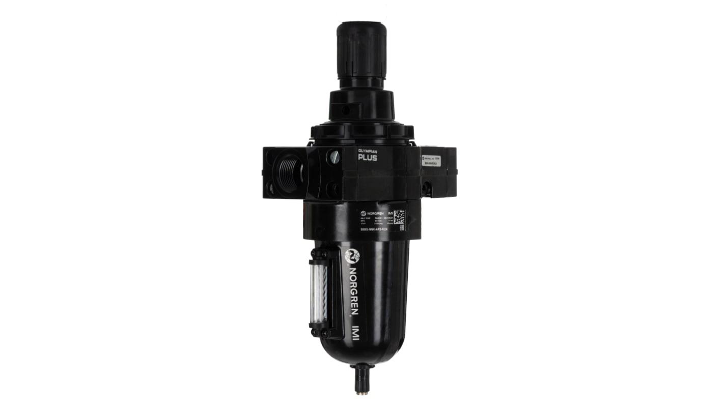 Filtre à Air Norgren Olympian Plus F68G-8GN-AR3 Avec Vidange Automatique - 1" - 40 Microns - 250 Psi