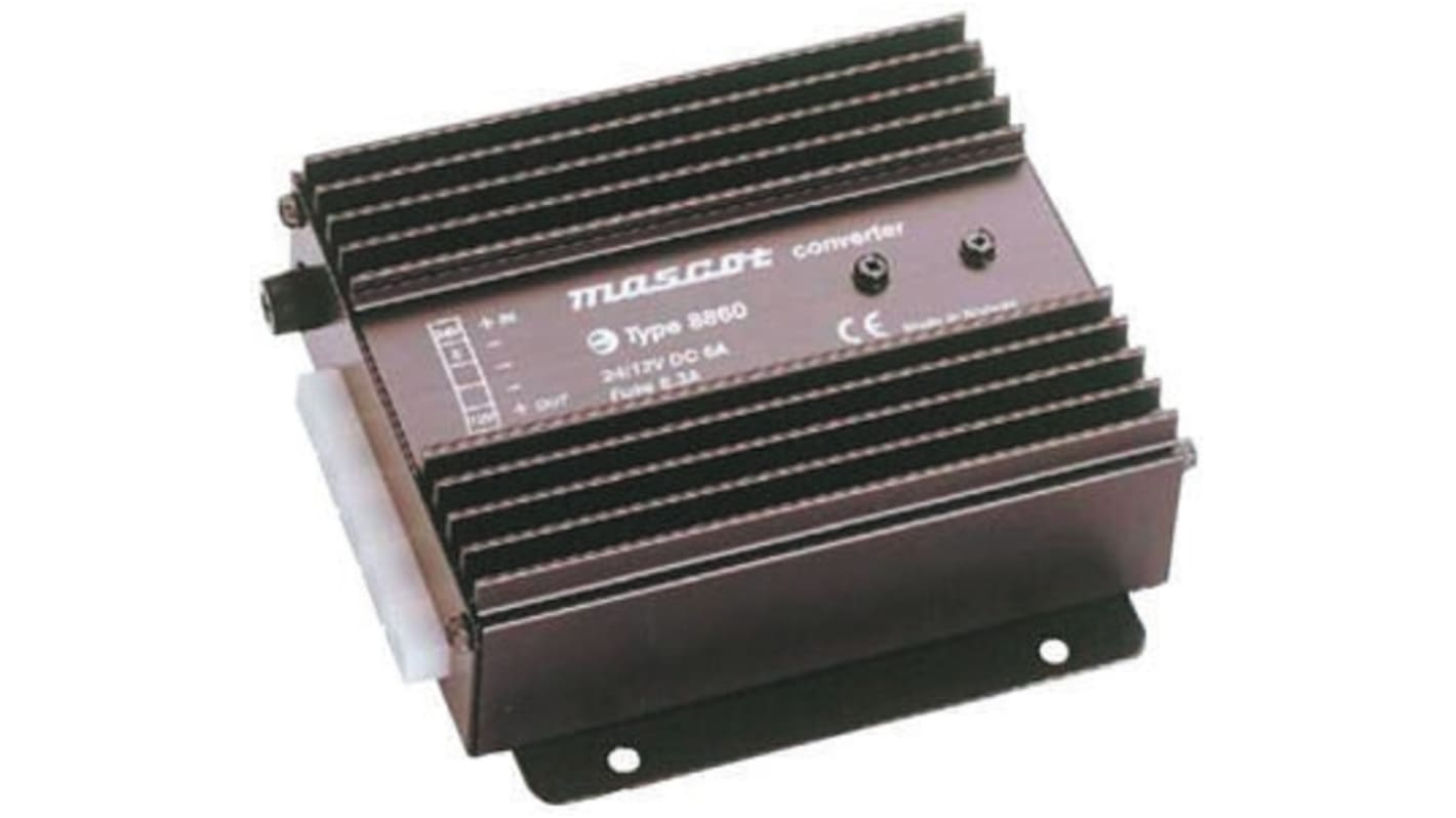 Convertidor dc-dc 75W, Salida 13.3V dc, 6A, 0.03