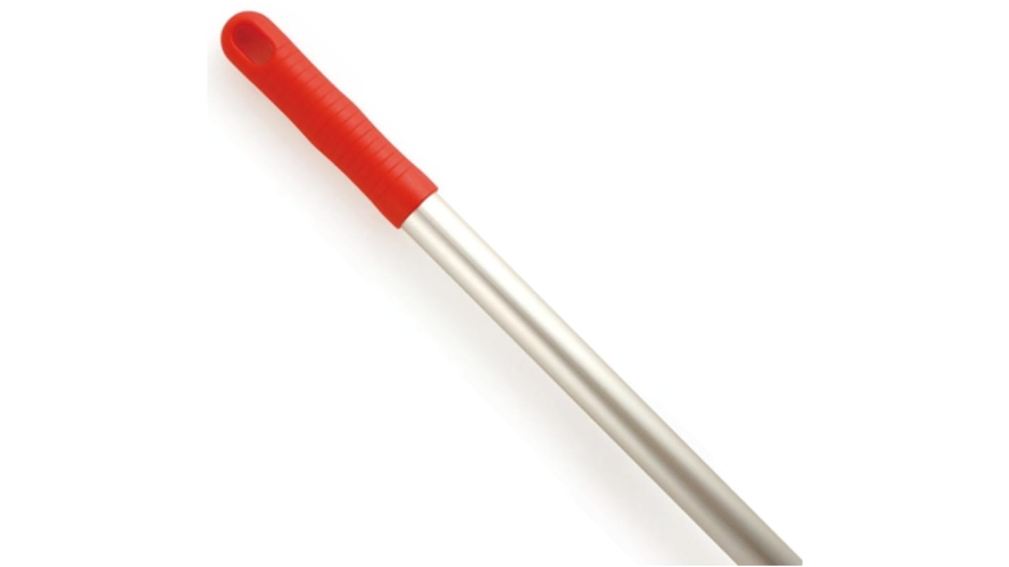 RS PRO Red Aluminium Mop Handle, 1.4m, for use with RS PRO Mop & Brush Heads