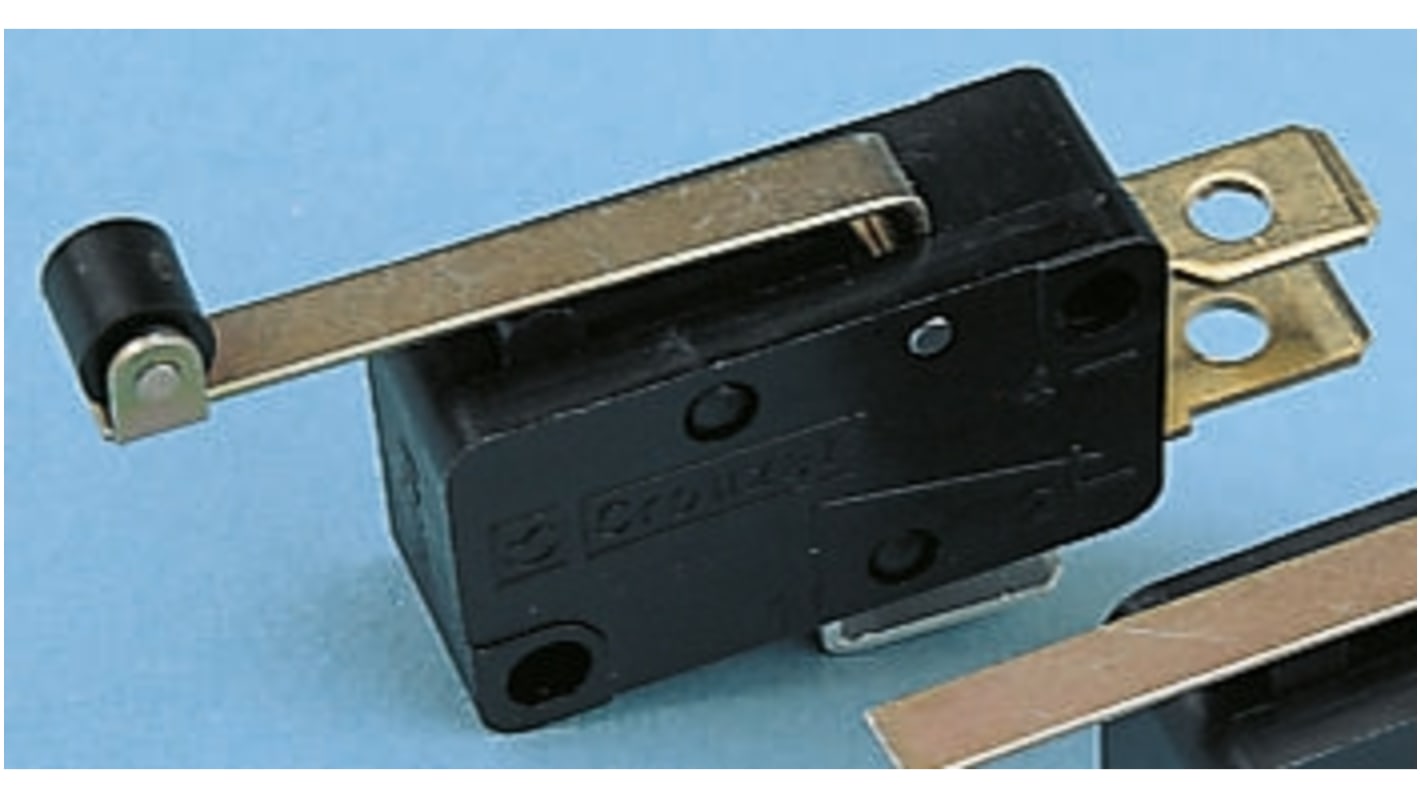 Microinterruptor, Palanca de Rodillo SP-CO 10 A a 250 V ac