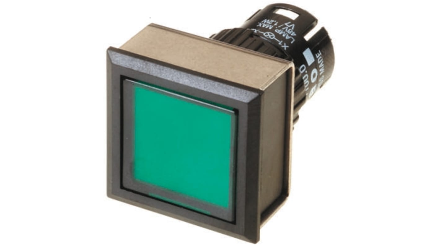 EAO Green Momentary Push Button Head, IP65