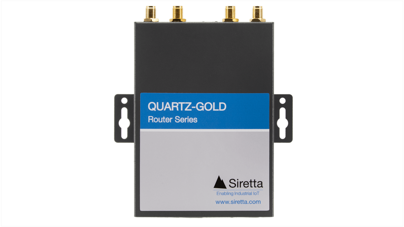Siretta QUARTZ-GOLD-GW21-LTE4 (EU) + ACCESSORIES 3G, 4G, 1 x WAN/1 x LAN, 2 x LAN Ports