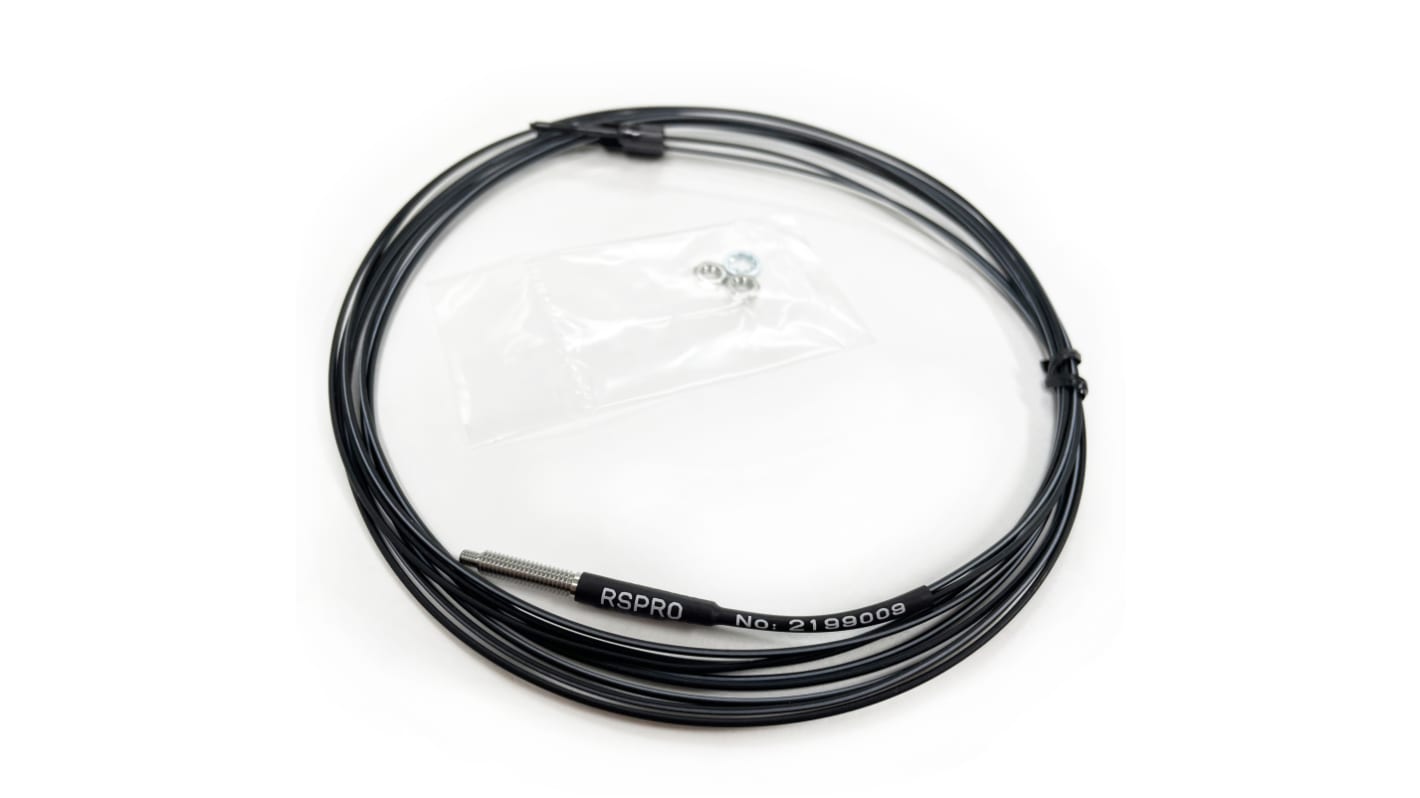 Sensor de fibra óptica de plástico RS PRO, alcance 500 mm, IP54