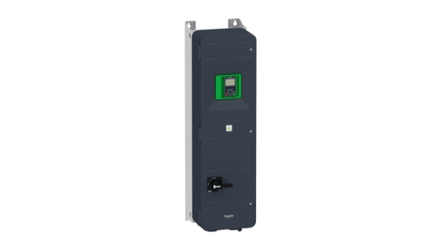 Variador de velocidad Schneider Electric serie Altivar, 75 kW, 480 V, 3 fases, 112,7 A., 500Hz, IP55, Modbus serie