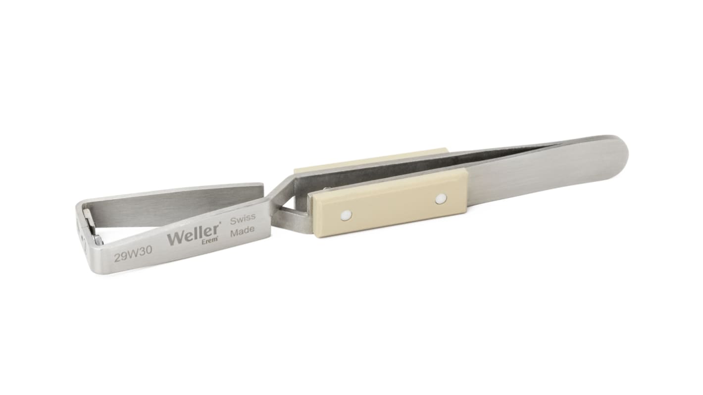 Brucelles Weller Erem 29W30 pointe Décapage en  en inox, L. 120 mm