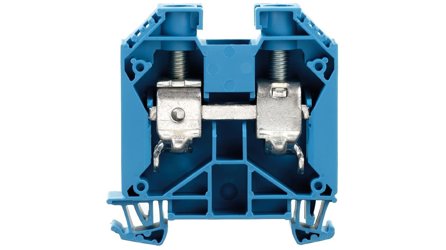 Weidmüller WDU Series Blue Feed Through Terminal Block, 35mm², Screw Termination