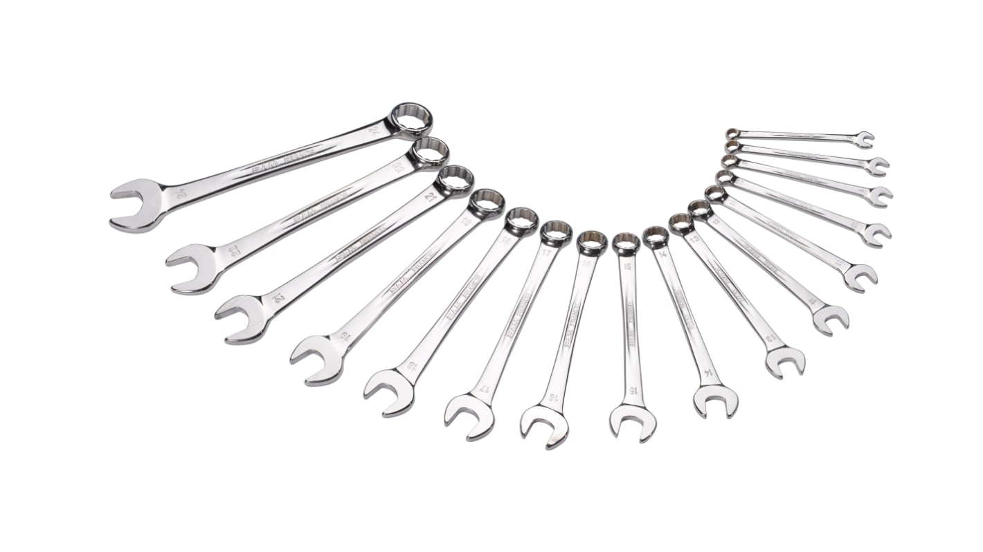 SAM 16-Piece Combination Spanner Set, 7 → 24 mm