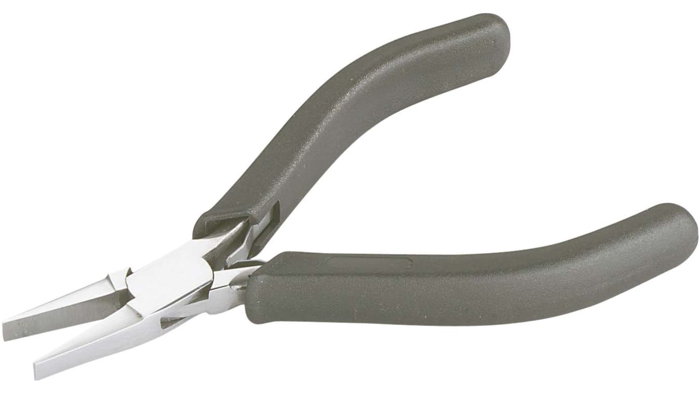 SAM Flat Nose Pliers, 130 mm Overall, Flat Tip, 25mm Jaw, ESD