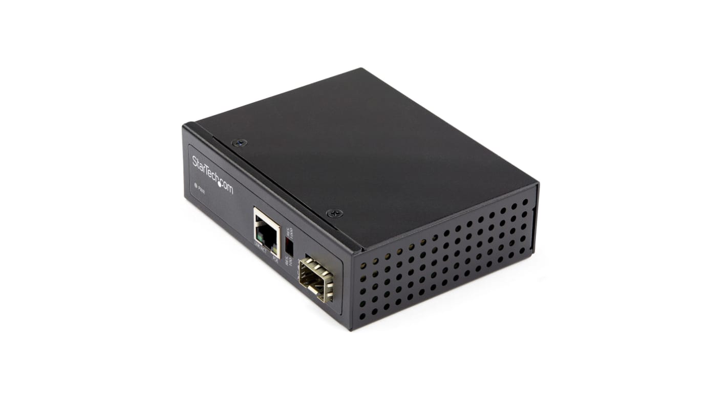 StarTech.com RJ45, SFP Ethernet Media Converter, Single Mode, Multi Mode, 10 Mbps, 100 Mbps, 1000 Mbps, Full Duplex